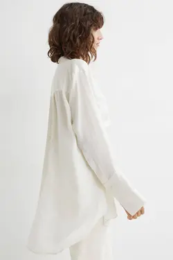 تونیک زنانه سفید اچ اند ام