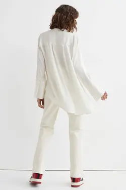 تونیک زنانه سفید اچ اند ام