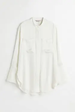 تونیک زنانه سفید اچ اند ام