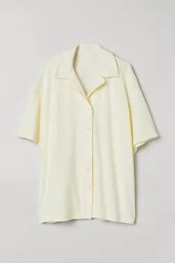 شومیز زنانه کرمی اچ اند ام