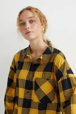 شومیز زنانه زرد اچ اند ام