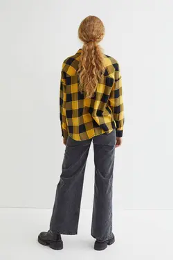 شومیز زنانه زرد اچ اند ام