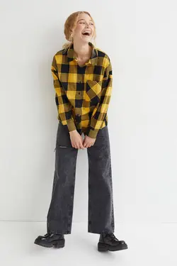 شومیز زنانه زرد اچ اند ام