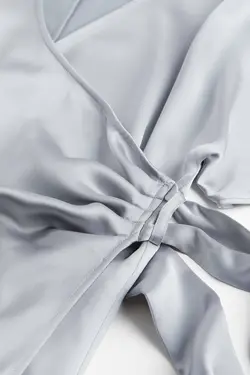 پیراهن بلند زنانه خاکستری روشن اچ اند ام