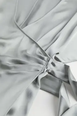 پیراهن بلند زنانه فیروزه ای روشن اچ اند ام