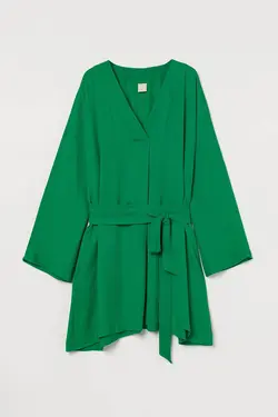 پیراهن زنانه سبز اچ اند ام