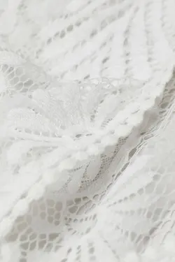 پیراهن زنانه سفید اچ اند ام