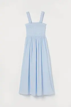 پیراهن میدی زنانه آبی روشن اچ اند ام