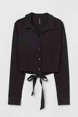 شومیز زنانه سیاه اچ اند ام