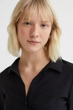 شومیز زنانه سیاه اچ اند ام