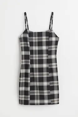 پیراهن کوتاه زنانه سیاه اچ اند ام