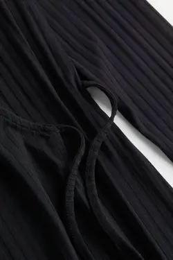 پیراهن آستین بلند زنانه سیاه اچ اند ام