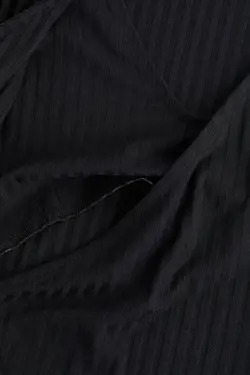 پیراهن آستین بلند زنانه سیاه اچ اند ام