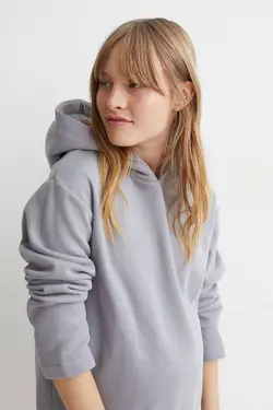 پیراهن آستین بلند زنانه خاکستری روشن اچ اند ام