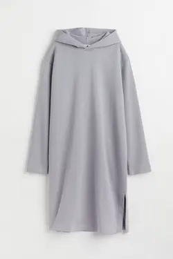 پیراهن آستین بلند زنانه خاکستری روشن اچ اند ام