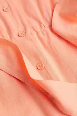 پیراهن آستین بلند زنانه زردآلویی اچ اند ام