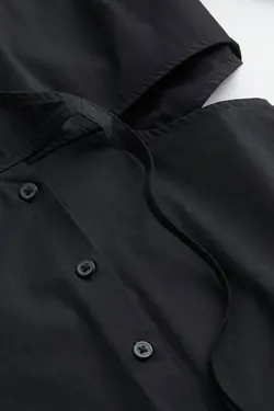 پیراهن آستین بلند زنانه سیاه اچ اند ام