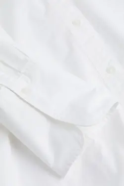 پیراهن آستین بلند زنانه سفید اچ اند ام