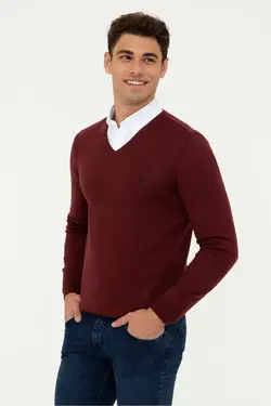 پلیور یقه هفت مردانه یو اس پولو