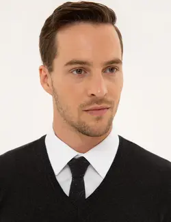 پلیور یقه گرد مردانه پییر کاردین