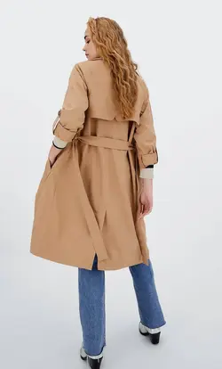 بارانی زنانه بژ استرادیواریوس