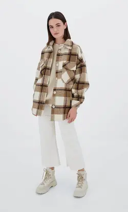 شکت زنانه بژ استرادیواریوس