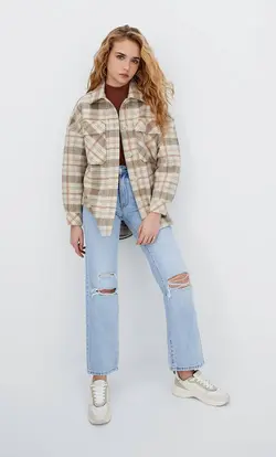 شکت زنانه بژ استرادیواریوس