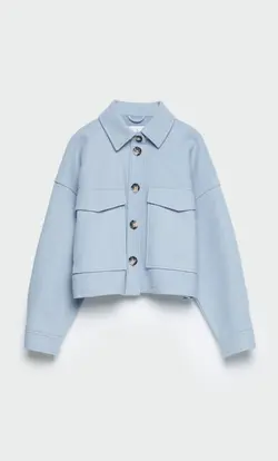 شکت زنانه آبی استرادیواریوس