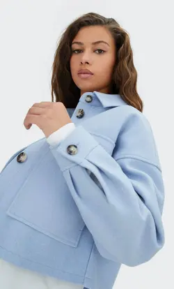 شکت زنانه آبی استرادیواریوس