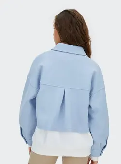 شکت زنانه آبی استرادیواریوس