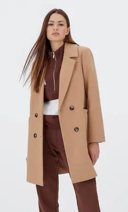 پالتو زنانه بژ استرادیواریوس