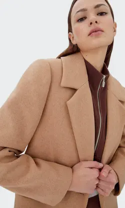 پالتو زنانه بژ استرادیواریوس