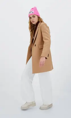 پالتو زنانه بژ استرادیواریوس