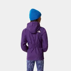 کاپشن پافر ورزشی دخترانه بنفش نورس فیس