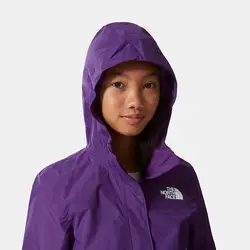 کاپشن پافر ورزشی دخترانه بنفش نورس فیس