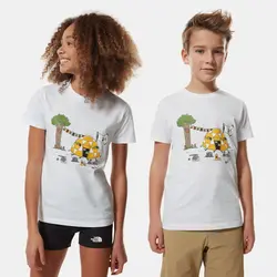 تی شرت پسرانه سفید نورس فیس