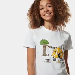 تی شرت پسرانه سفید نورس فیس