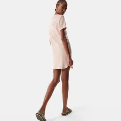 پیراهن زنانه صورتی پودری نورس فیس