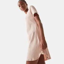 پیراهن زنانه صورتی پودری نورس فیس