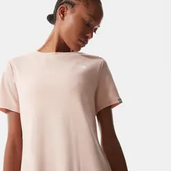 پیراهن زنانه صورتی پودری نورس فیس