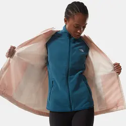 کاپشن ضد آب زنانه صورتی پودری نورس فیس