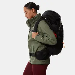 کاپشن ضد آب زنانه خاکی نورس فیس