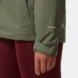 کاپشن ضد آب زنانه خاکی نورس فیس