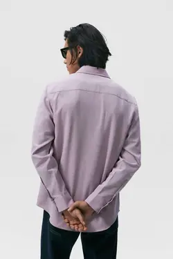 پیراهن رسمی مردانه قرمز روشن زارا