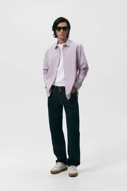 پیراهن رسمی مردانه قرمز روشن زارا