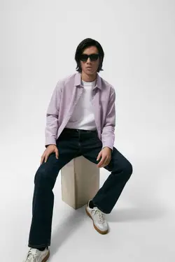 پیراهن رسمی مردانه قرمز روشن زارا