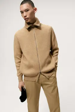 شلوار کتان مردانه بژ زارا