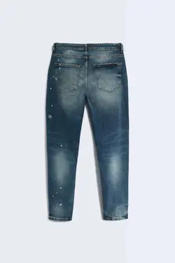 شلوار جین جذب مردانه آبی زارا