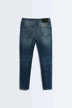 شلوار جین جذب مردانه آبی زارا