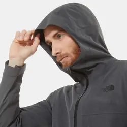کاپشن ضد آب مردانه خاکستری تیره نورس فیس